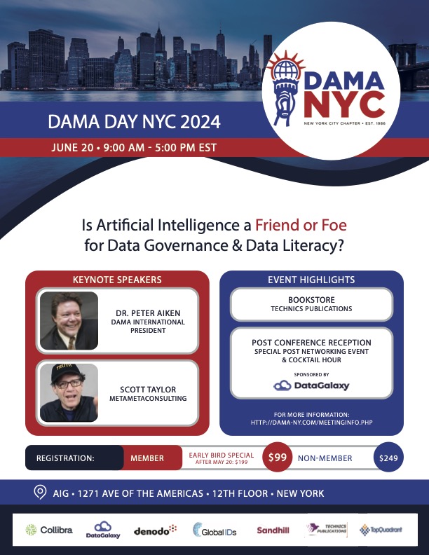 IS ARTIFICIAL INTELLIGENCE (AI) A FRIEND OR FOE FOR DATA GOVERNANCE AND DATA LITERACY